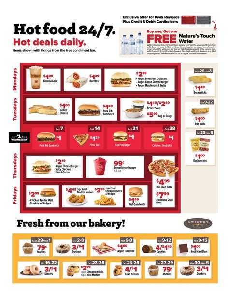 Everything from meat to fruits, veggies, apparel, and everything in between can be found in our <b>weekly specials</b> list. . Kwik trip weekly ad